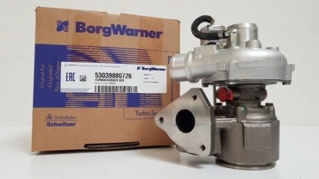 Турбокомпрессор BorgWarner 53039880726 новый